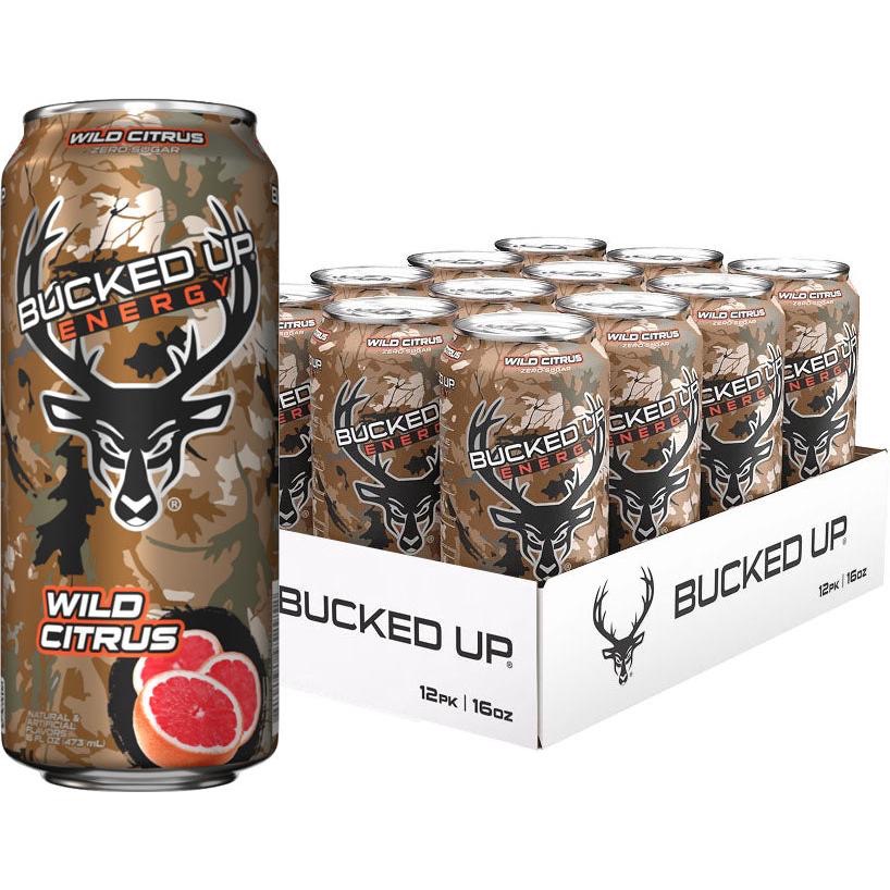 Bucked Up – Wild Citrus 24x473ml USA - Afbeelding 3